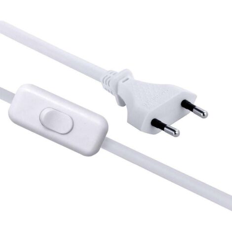 Cavo con interruttore Electraline 1,5mt bianco