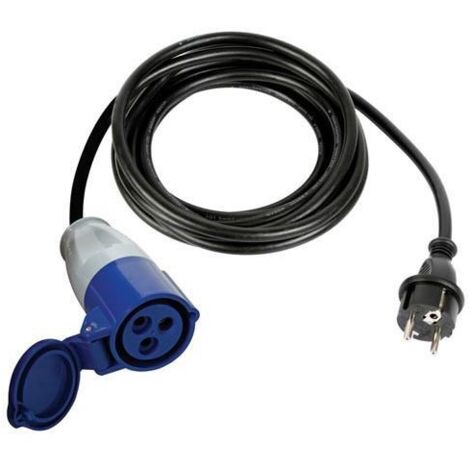 Cavo con spina maschio schuko a spina femmina cee - 3 m