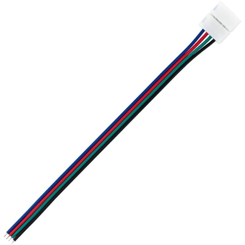 Image of Cavo Connettore Rapido Striscia LED 12V RGB 10mm 4 PIN