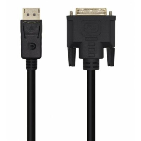 Cavo convertitore aisens a125-0463/ displayport maschio - dvi maschio/ 3m/ nero