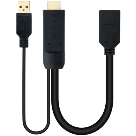 Cavo da DisplayPort a HDMI NANOCABLE 10.16.0205 Nero 20 cm 4K Ultra HD