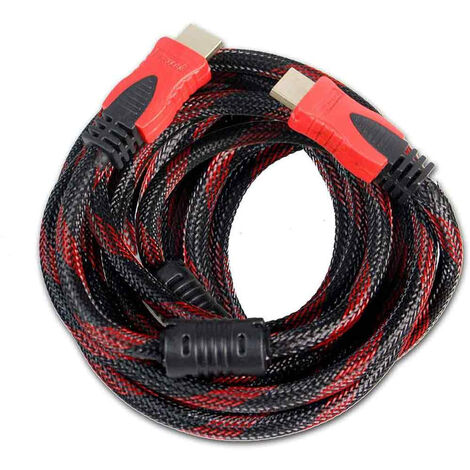 Cavo da HDMI a HDMI maschio a maschio schermato con filtri da 15 metri per video ad alta definizione risoluzione 1080p con connettori in oro 24k