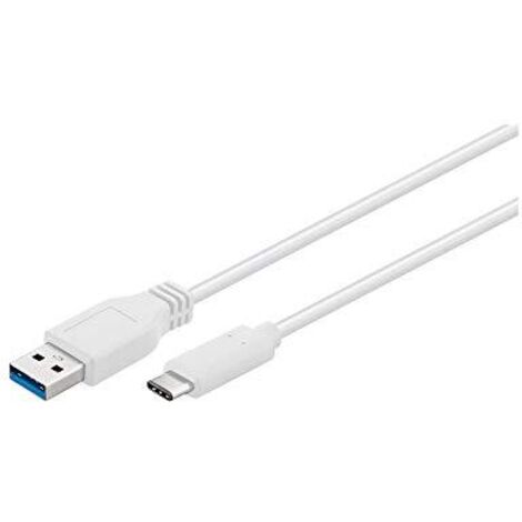 Cavo da USB-C™ a USB 3.0 tipo A, bianco, spina USB 3.0 (tipo A)  Spina USB-C™. Lunghezza del Cavo 1 m