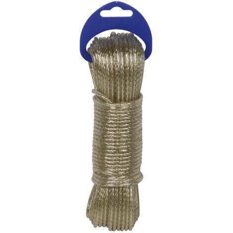 CAVO D'ACCIAIO PLASTIFICATO 3,5MM ORO