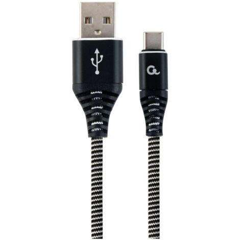 CAVO DATI E RICARICA CC-USB2B-AMCM-1M-BW USB TYPE-C 1M NERO/BIANCO