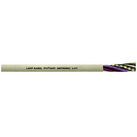 Cavo dati UNITRONIC® LiYY 2 x 0.34 mm² Grigio LAPP 28402/50 50 m