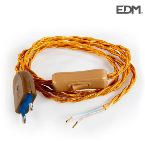 Cavo di Alimentazione EDM 2 m Interruttore luce Cordoncino