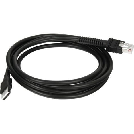 Cavo di Alimentazione Motorola Zebra CBA-U46-S07ZAR - Nero - USB A, 2 metri, compatibile con LI36X8