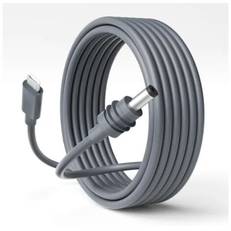 Cavo di alimentazione Starlink Mini USB C a CC 3 m 100 W Cavo USB tipo C a CC per Starlink Mini Cavo impermeabile e durevole 18 AWG Compatibile con caricabatterie PD da 100 W+, power bank, alimentator