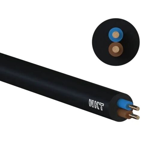 Cavo di alimentazione YKY 2x2,5 0,6/1 kV a terra NKT 112271071D1000