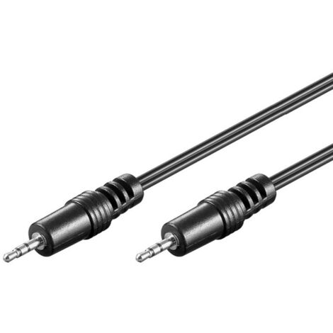 Cavo di collegamento audio AUX, 2,5 mm stereo, Spina 2,5 mm (3-pin, stereo)  Spina 2,5 mm (3-pin, stereo). Lunghezza del Cavo 1.5 m