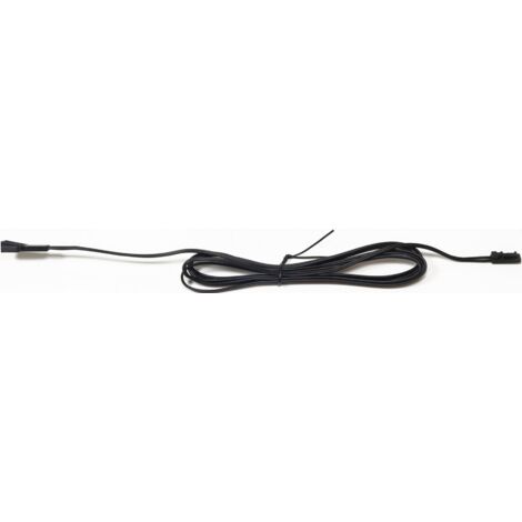 Cavo di collegamento LED per 12 V, lunghezza 1800 mm, nero