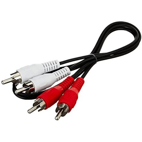 Cavo di collegamento stereo 2x RCA, 2 spina RCA (audio sinistro/destro)  2 spina RCA (audio sinistro/destro). Lunghezza del Cavo 0.5 m