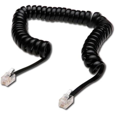 Cavo Di Connessione Cornetta Telefonica 60Cm (Ak117002)