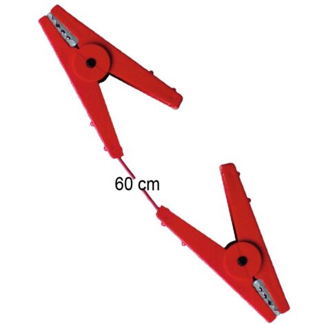 Cavo di connessione doppio in acciaio inox filo 60 cm