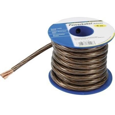 CAVO DI MASSA 1 X 16 MM² NERO, TRASPARENTE TRU COMPONENTS 1567036 5 M