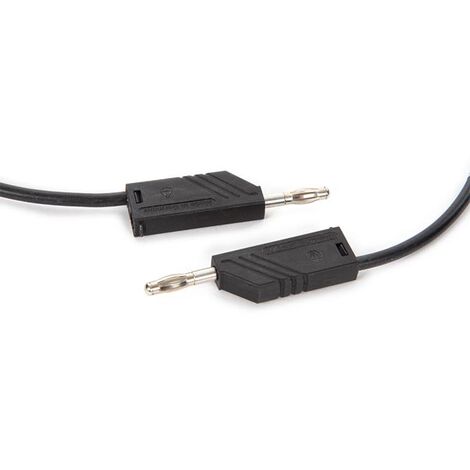 CAVO DI MISURA 4mm 50cm / NERO (MLN-SIL / 1)