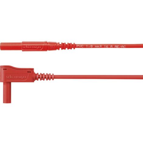 Cavo di misura elettrica Schützinger MSWFK A341 rosso