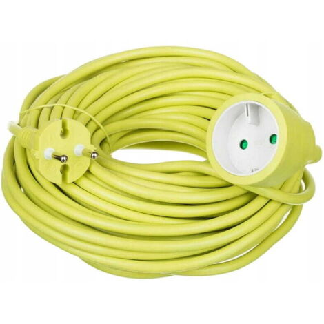 Cavo di prolunga da giardino verde lime 20m 230V