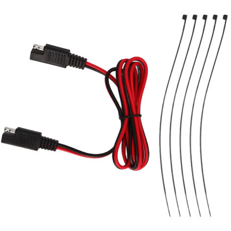 Cavo di prolunga in PVC di rame SAE-SAE da 16 AWG con spina SAE e morsetto per cavi per veicoli elettrici