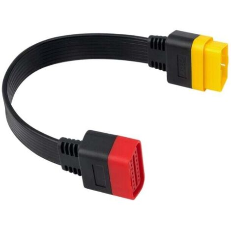 Cavo di prolunga OBD2 per rilevatore di auto da 36 cm, computer di bordo X431, presa di conversione, cablaggio di trasferimento maschio-femmina.