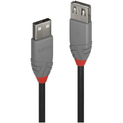 Cavo di prolunga USB 2.0 tipo A, 0,2 m, Anthra Line, Lindy 5851-7915, 36700
