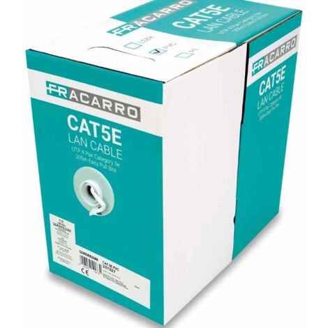 Cavo di rete da interno fracarro cat 5e lszh awg24  305 metri -  287528/b305
