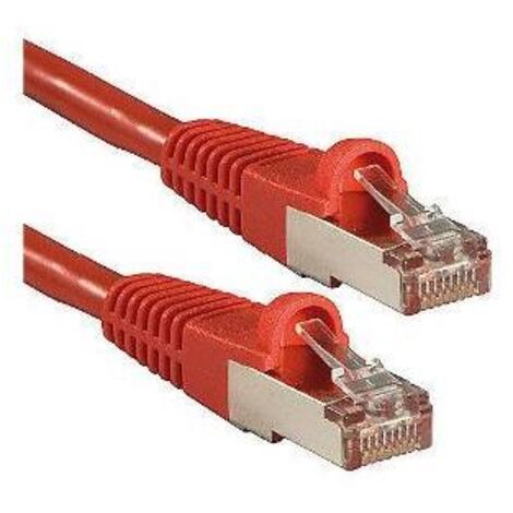 Cavo di rete Lindy 47166 rosso, 5 m, Cat6a S/FTP (S-STP)