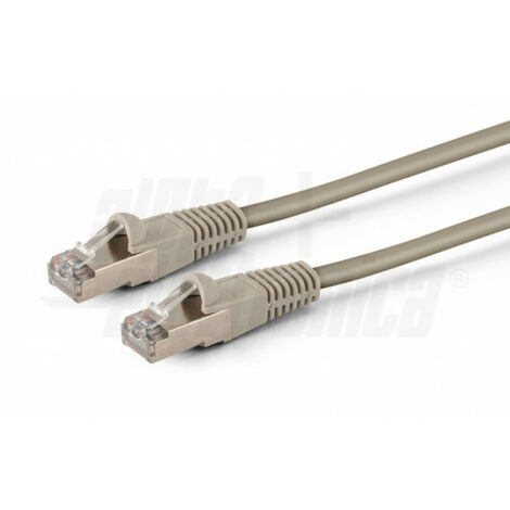 Cavo di rete Patch in Rame Cat. 5e Grigio F/UTP 0,5m