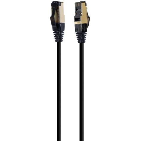 Cavo di Rete Rigido FTP Categoria 6 GEMBIRD PP8-LSZHCU-BK-0.5M Nero 50 cm