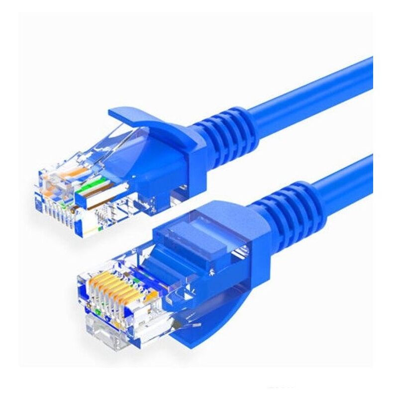 Image of Cavo di rete/Ethernet Cat5e 1000 Mbps da 200 cm - blu