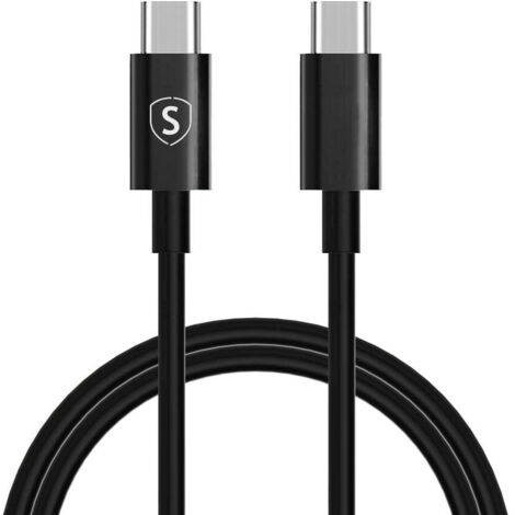 Cavo di ricarica rapida da usb c a usb c 60w 3a pd 1m - nero