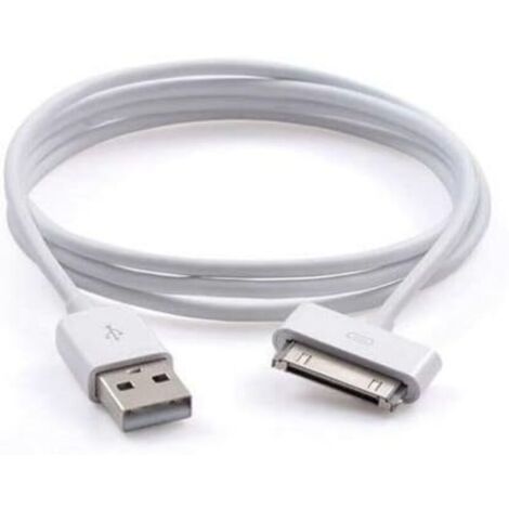 Cavo di ricarica USB per iPhone 4/4S/3G/3GS, 1 m, bianco - Ricarica rapida e resistente