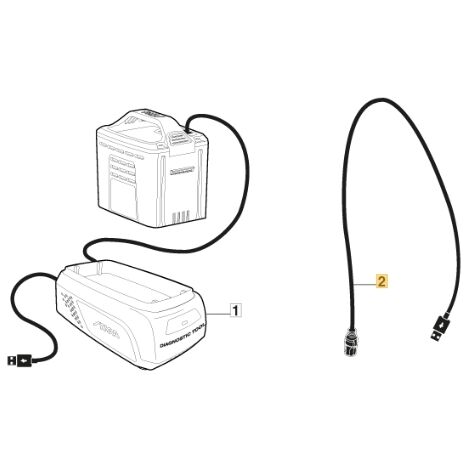 Cavo diagnostica ORIGINALE STIGA tagliaerba rasaerba a batteria 118811363/0