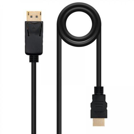 Cavo Displayport a Hdmi nero 0,5 m Nanocable 10.15.4300