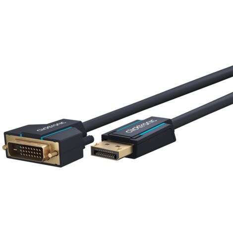 Cavo DisplayPort ClickTronic Maschio a DVI-D Maschio 2 m Blu