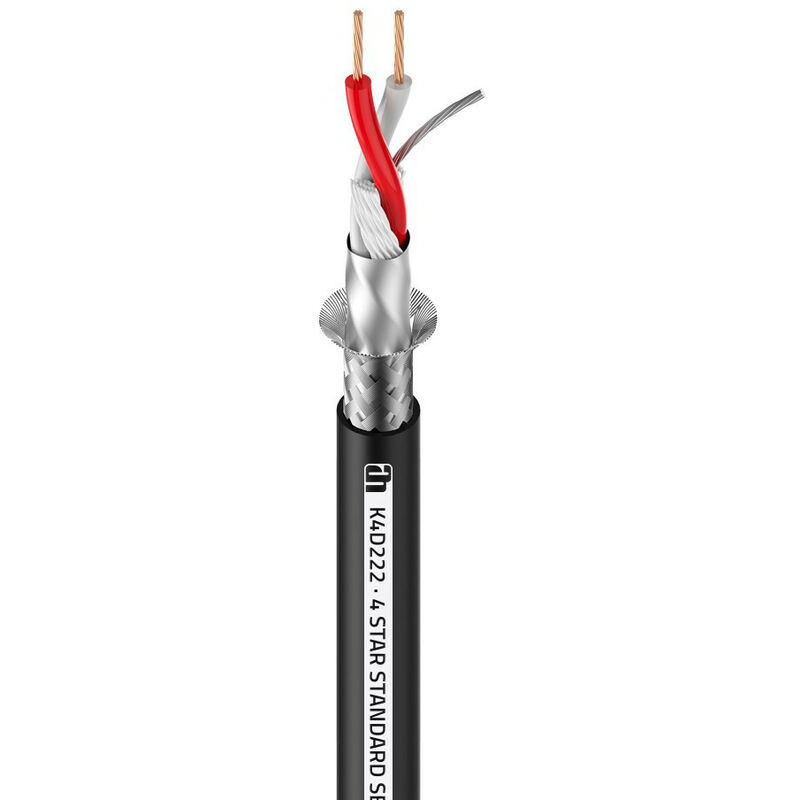 Adam Hall - Cavo Dmx 2x0,22mm nero Adam 4star