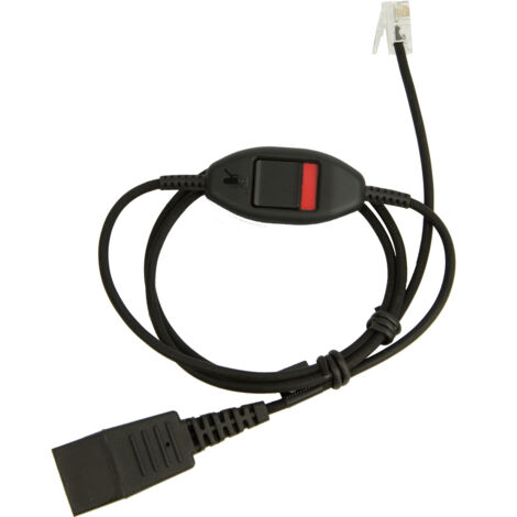 Cavo Dritto Jabra QD da 0,8 m per Cuffie con Connettore RJ9