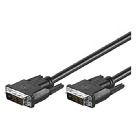 Cavo DVI-D Full HD a collegamento singolo, placcato nickel, Spina DVI-D Single-Link (18 + 1 pin)  Spina DVI-D Single-Link (18 + 1 pin). Lunghezza del Cavo 2 m