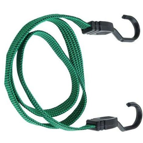 CAVO ELASTICO PIATTO Ø 20 X 1250 MM. CON GANCI IN PLASTIFICA 2 PZ.