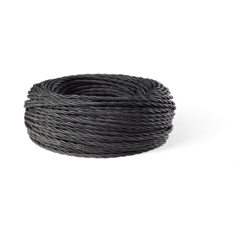 Cavo Elettrico A Treccia 50M Nero