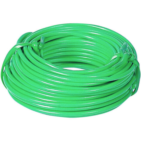 Cavo elettrico automobilistico flessibile da 1,5 mm² di colore verde – lungo 10 metri – con isolamento in PVC per flessibilità e facilità d'uso.