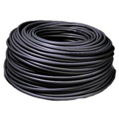CAVO ELETTRICO H05VV-F SEZ 2X1,00 M NERO- 100,0 metri