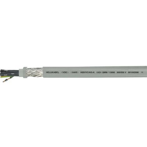 Cavo elettrico Helukabel H05VVC4V5-K grigio 100 m