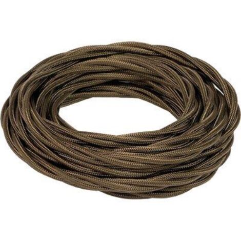 Cavo elettrico multipolare country fme rame/pvc/seta marrone n°xmmq 3x1 cf=mt 50 Fanton