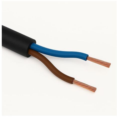 Cavo elettrico multipolare FLRY 2x0.75 nero