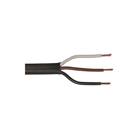 Cavo elettrico multipolare FLRY 3G1.5 Nero