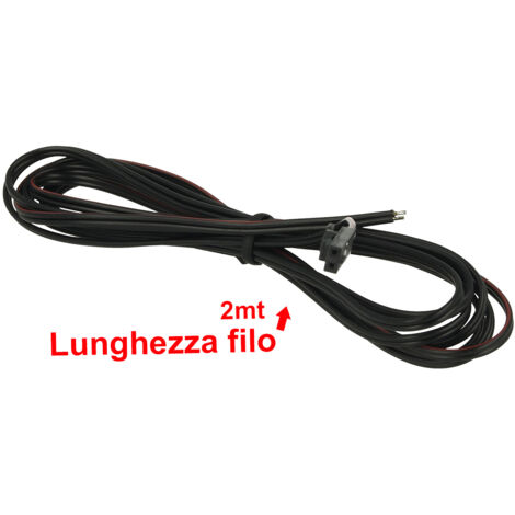 Cavo Elettrico Splitter Piattina Con Attacco Maschio Da 2 Metri Compatibile Con CL7716