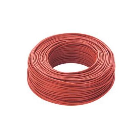CAVO ELETTRICO UNIPOLARE SEZ. 1,5 ROSSO FS17 - 100 M