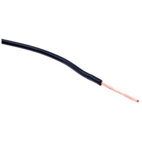 Cavo extraflex 0,35 mmq Conduttore 42x0,10 mm 70° Nero
